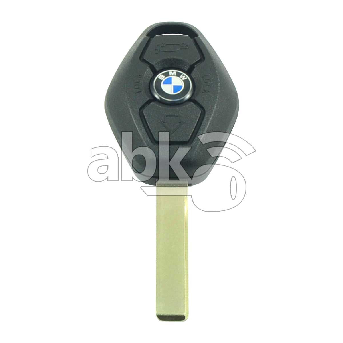 Genuine Bmw X5 3 Series 1998+ Key Head Remote 3Buttons 433MHz LX8FZV HU92 - ABK-701 - ABKEYS.COM