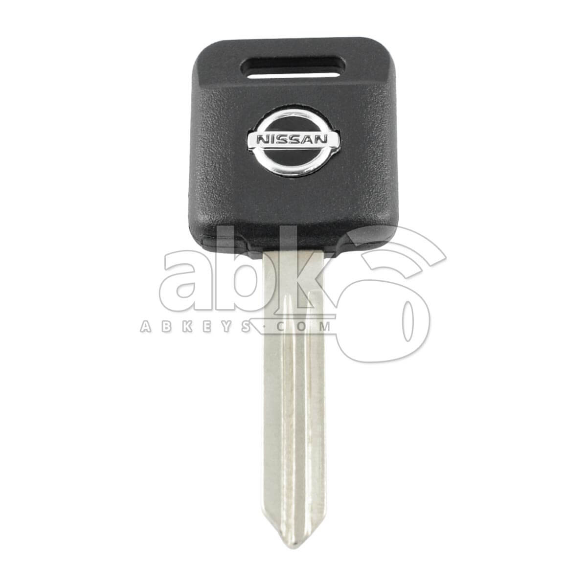 Nissan Transponder Key 4D-60 NSN14 Chrome Logo - ABK-715 - ABKEYS.COM