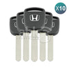 Honda Transponder Key 10Pcs Bundle PCF7936 HON66 - ABK-73-OFF10 - ABKEYS.COM