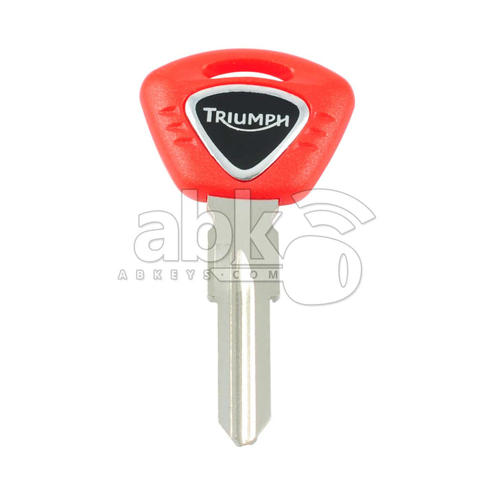 Triumph Motorcycle Key ZD24R Red - ABK-736 - ABKEYS.COM