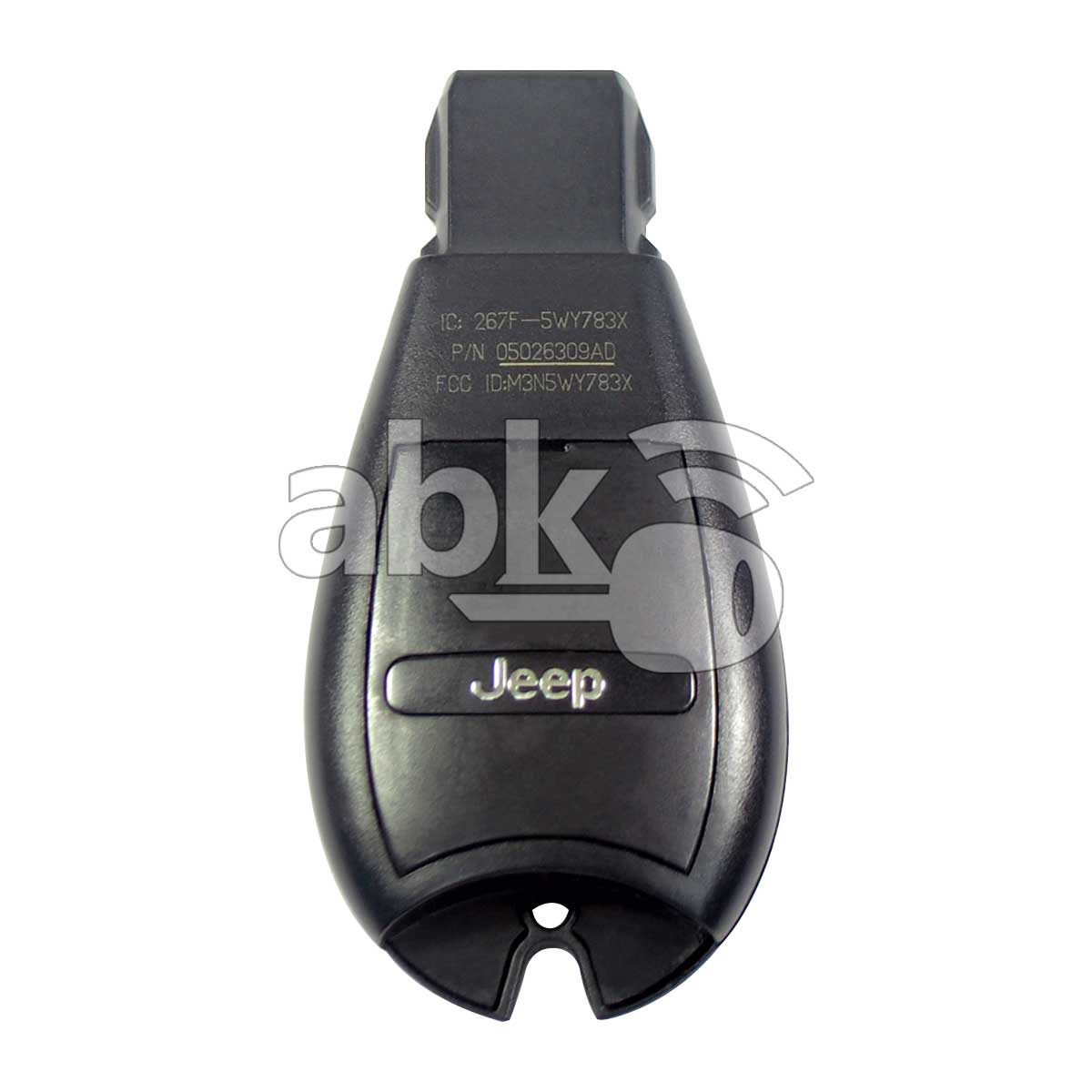 Genuine Jeep Grand Cherokee 2008+ Fobik Key 5Buttons 05026309AD 433MHz M3N5WY783X - ABK-749 -