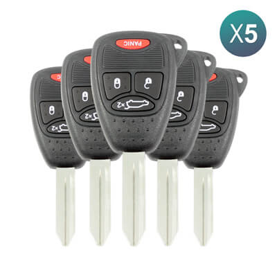 Jeep Liberty 2005-2007 Tête de Clé Originale Télécommande, 4Boutons 05189230AA 315MHz, M3N5WY72XX, CY22 5 pièces Lot