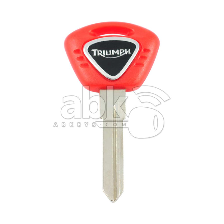 Triumph Motorcycle Key TMC3 Red - ABK-775 - ABKEYS.COM