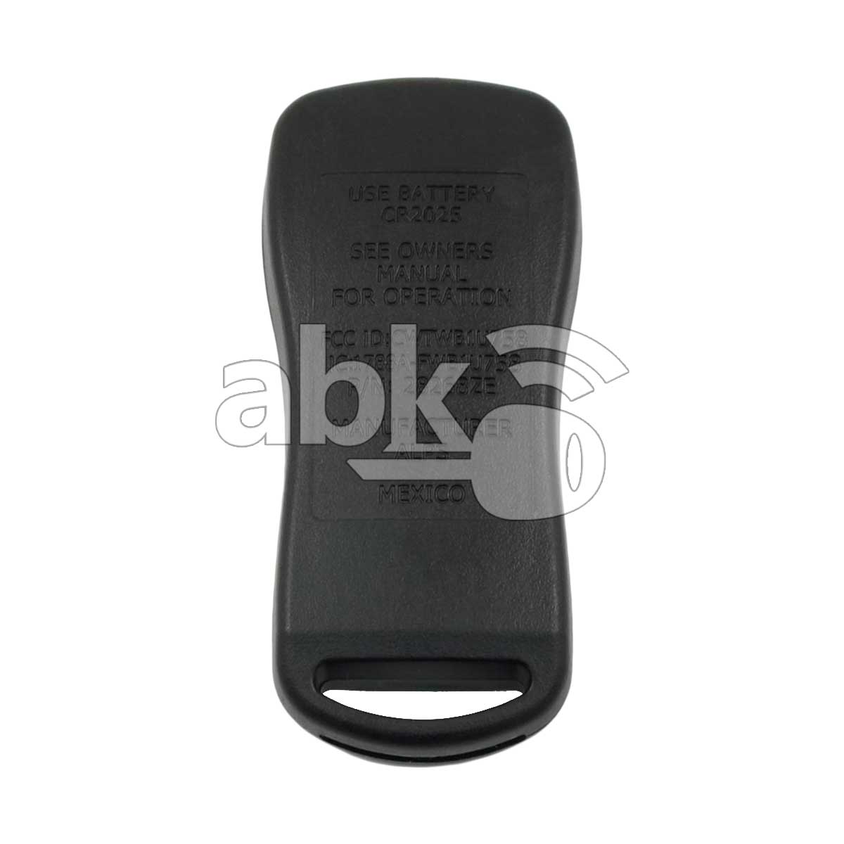 Genuine Nissan Armada 2005+ Remote Control 4Buttons 28268-ZE10B 315MHz CWTWB1U758 - ABK-778 -
