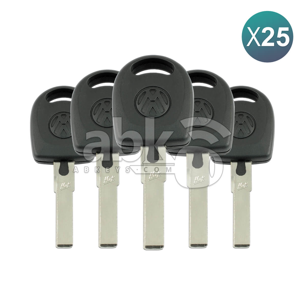Volkswagen Chip Less Key HU66 25Pcs Bundle - ABK-8-OFF25 - ABKEYS.COM