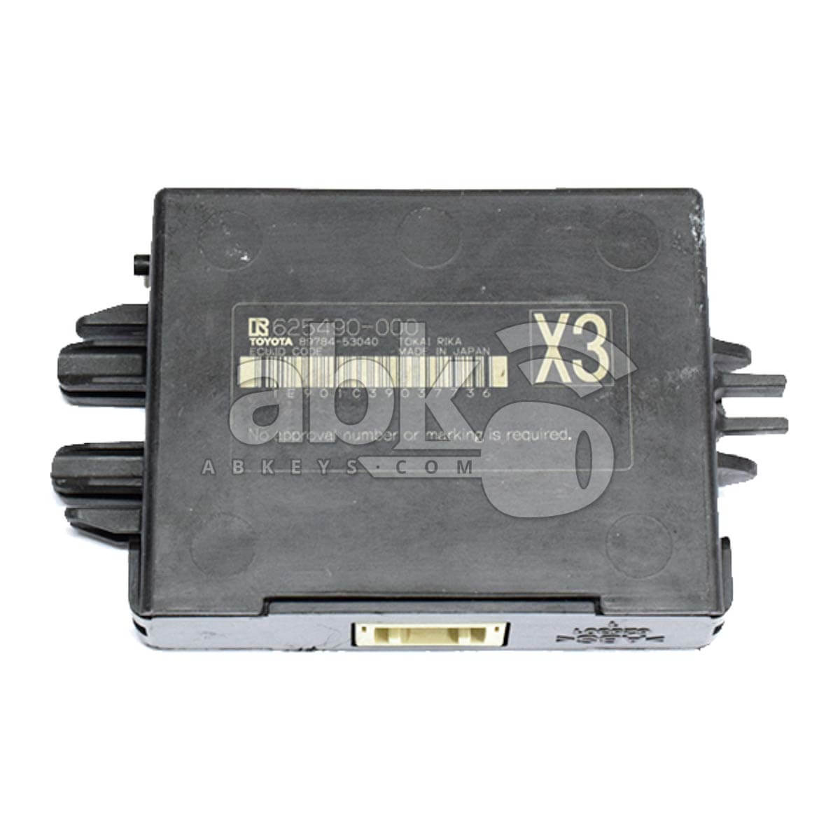 Genuine Lexus ECU ID Code 89784 53040 8978453040   ABK 80 LEX 89784 53040   ABKEYS