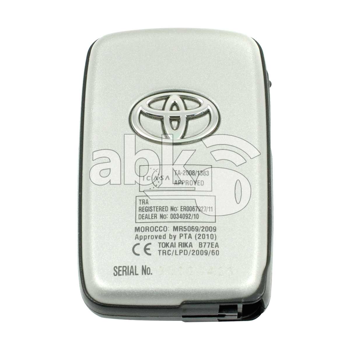 Toyota Land Cruiser Smart Key 2008+ B77EA 433MHz 89904-60792 |ABKEYS
