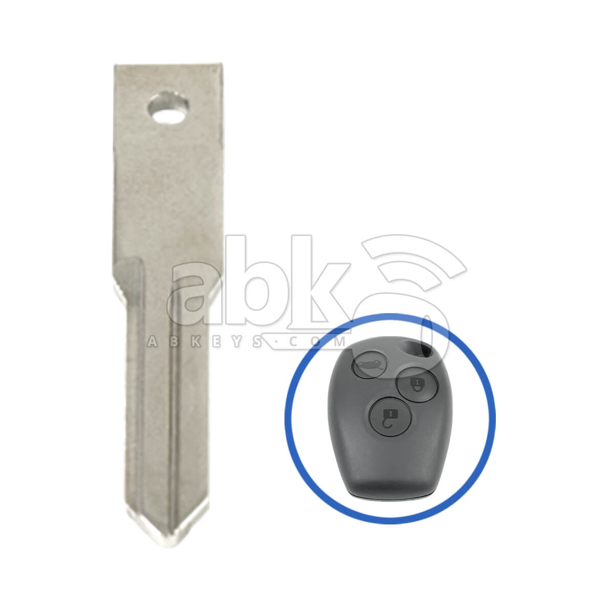 Renu 2013+ Key Head Remote Key Blade HU136   ABK 862   ABKEYS