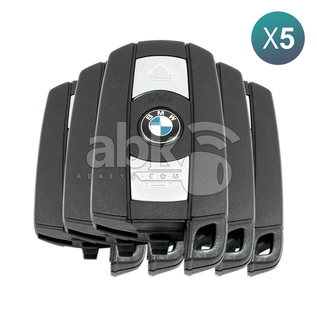 Genuine Bmw 3 5 6 X Series CAS2 CAS3 2003+ Smart Key 5Pcs Offer 3Buttons 5WK49125 868MHz 6986585  