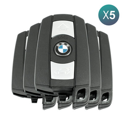 BMW 3 5 X-Series CAS2 CAS3 2003+ Clé Intelligente D'origine 3Boutons 868MHz 5WK49125 5 pièces Lot