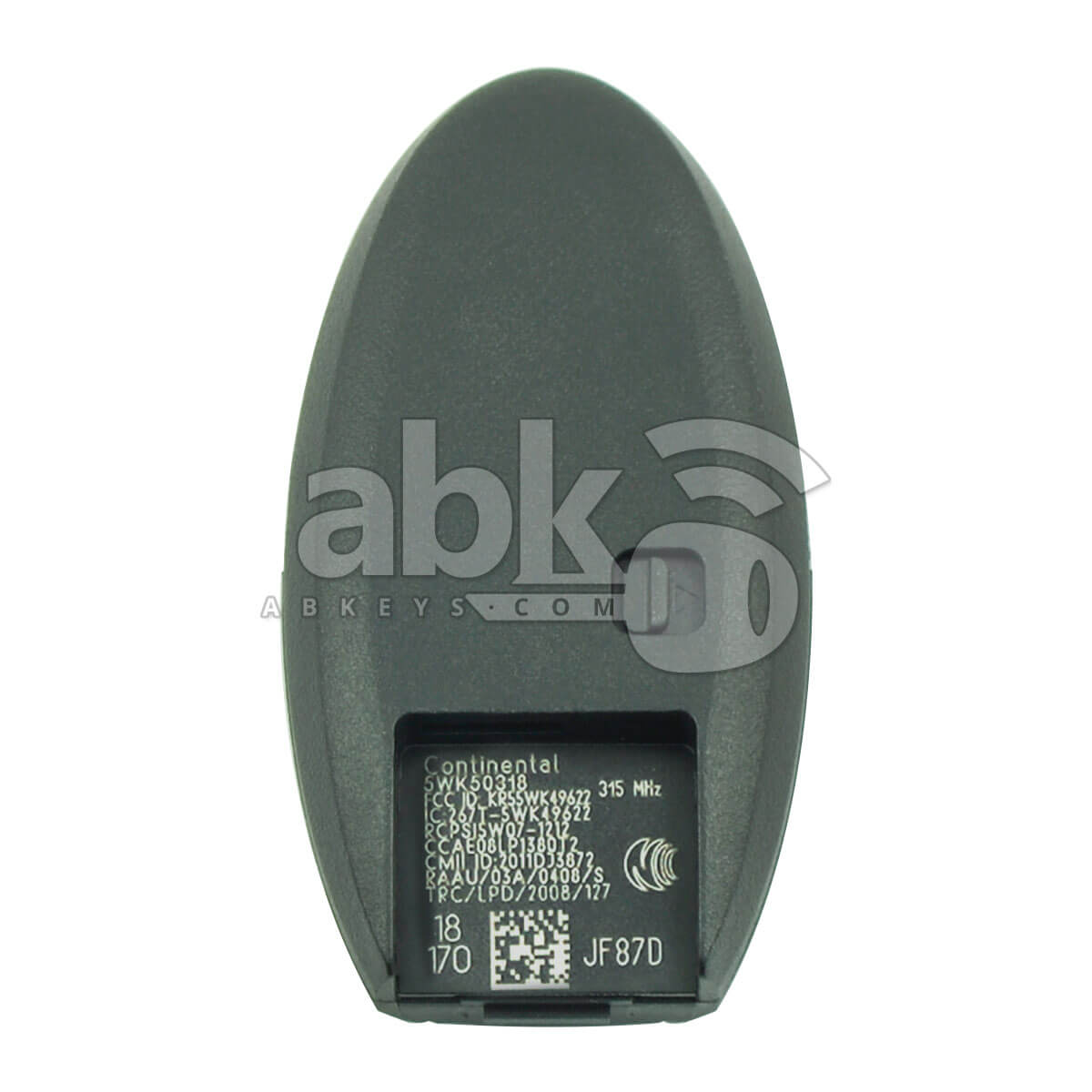 Genuine Nissan GTR 2019+ Smart Key 4Buttons 285E3 JF87D 315MHz KR55WK49622   ABK 978   ABKEYS