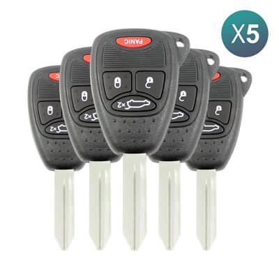 Jeep, Dodge Cabeza de Llave Remota, 4Botones, 315MHz, CY22 5 Uds Lote