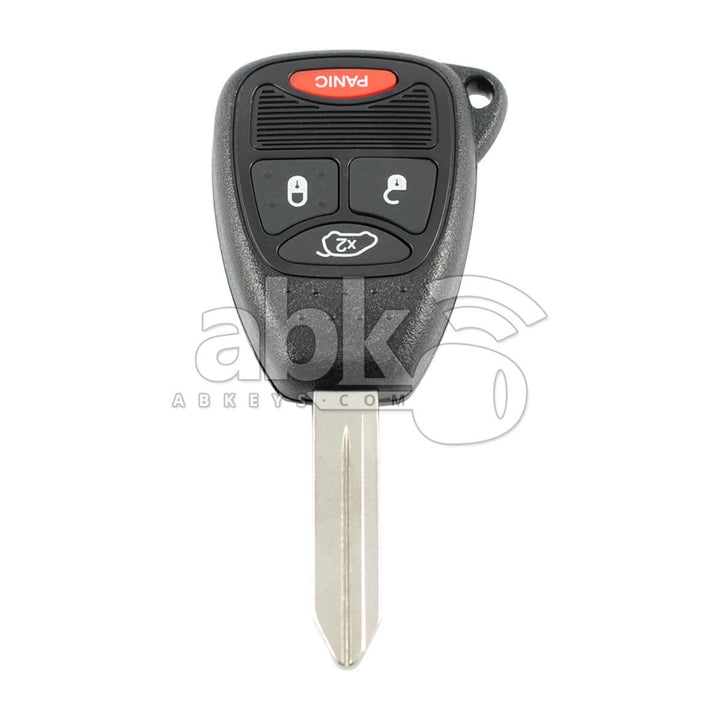Jeep Chrysler Dodge Key Head Remote 4Buttons 315MHz CY22 - ABK-994 - ABKEYS.COM